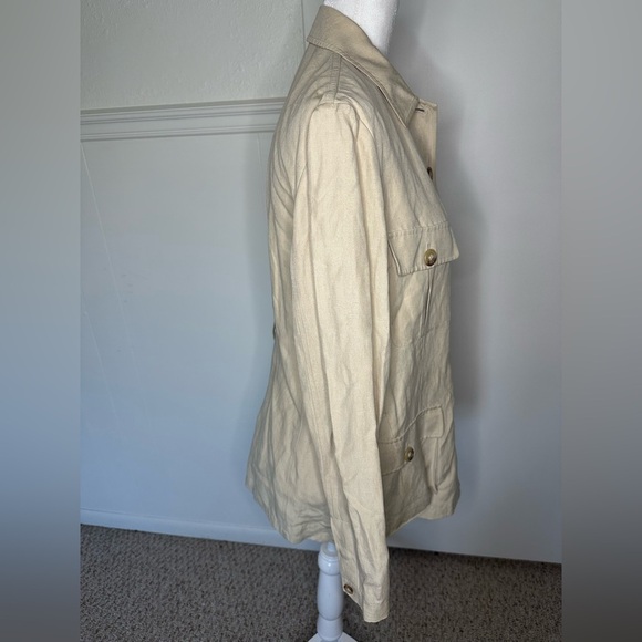 Ralph Lauren Cream Utility Jacket with Lightweight Fabric size M - Picture 3 of 10